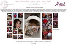 Tablet Screenshot of modelpraha.cz